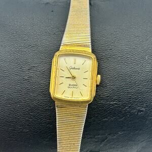 Vintage Galaxie by Elgin Stainless Steel Women’s Watch, Working New Battery
